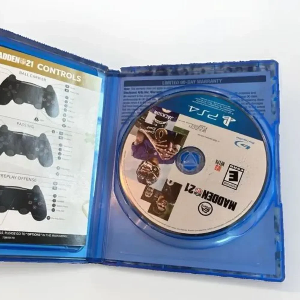 PlayStation 4 Sports Game Lot of 3 - Madden 18, Madden 21, NBA 2K18